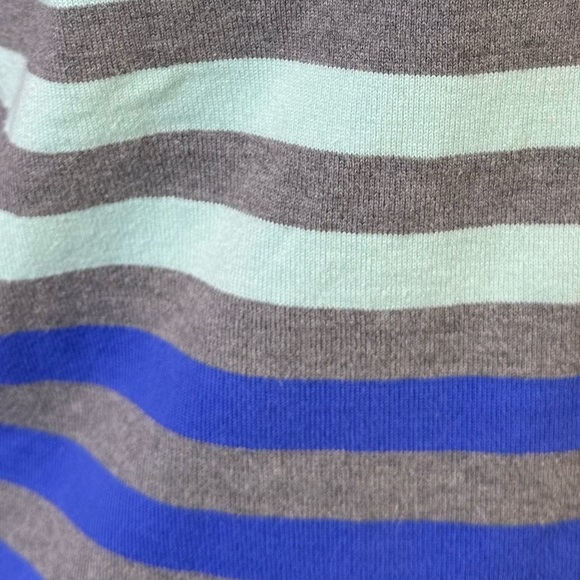Talbots Multicolor Striped Long Sleeve Top large petite 100% cotton - Picture 7 of 7